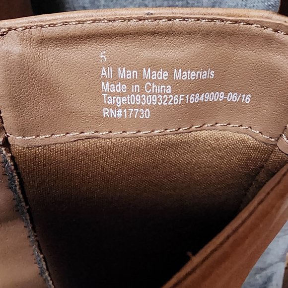 Women's Size 5 Stevies RN#17730 Tan Full Zip Lace Up Knee High Boots - Picture 8 of 9